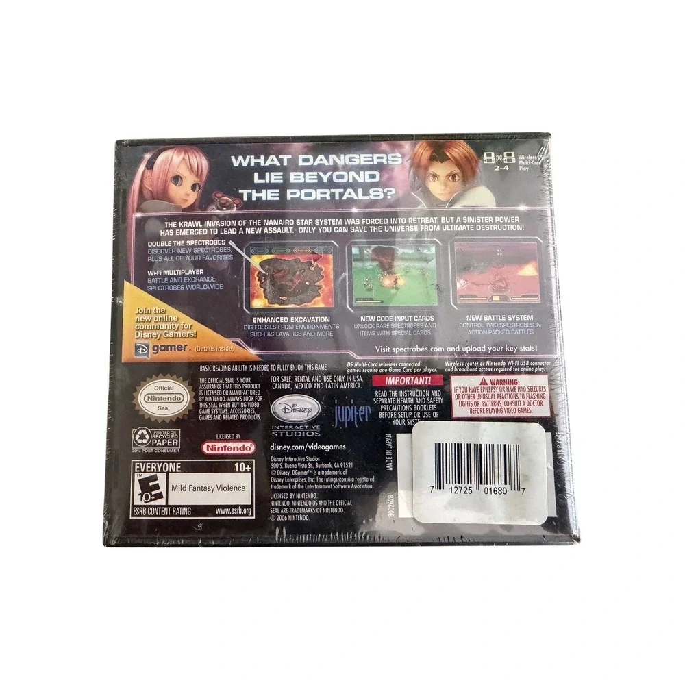 Disney Spectrobes Beyond the Portals Nintendo DS‎ Sealed Action RPG 2008